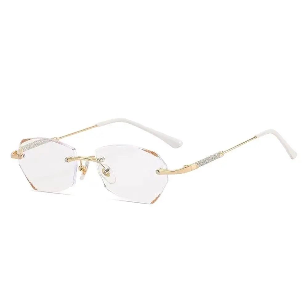 Portable Diamond Vision Care Anti-Blue Light  Eyeglasses Ultra Light Frame Myopia Glasses Eye Protection