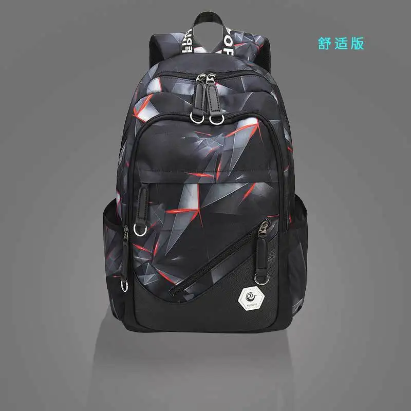 high school bags for boys student backpack large capacity school backpack college student book bag schoolbag sports travel bag