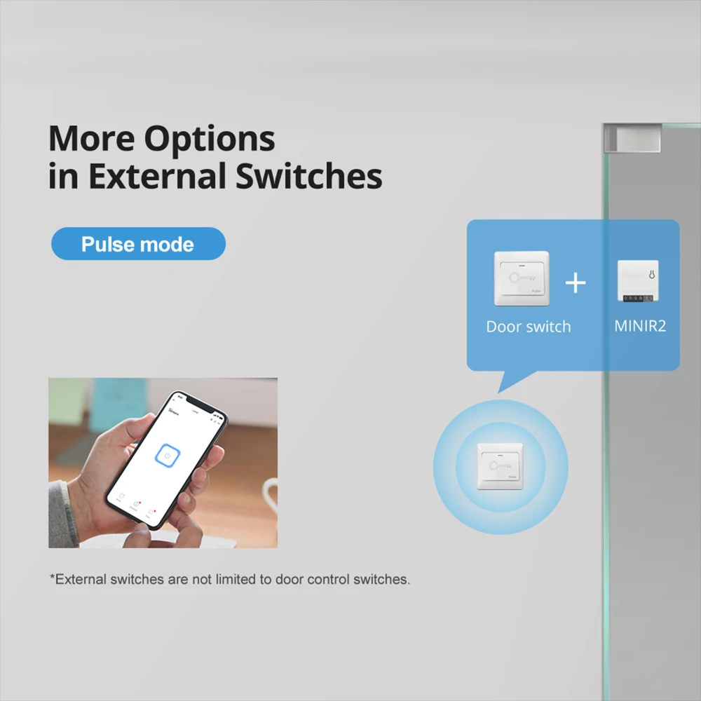 SONOFF Mini Wifi Smart Switch Minir2 Dual Control Automation moduli fai da te funziona con Alexa Siri Alice Smartthings EWelink Google