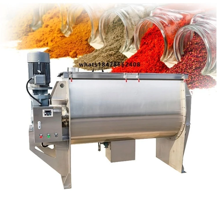 Double Screw Ribbon Blender Mixer 100L 200L 300L 400L Dry Ingredients Powder Mixing Machine