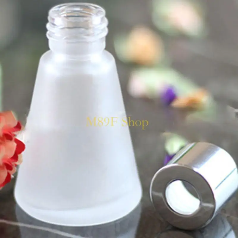 M89F Vidro transparente vidro essencial garrafa recarregável difusor aroma vazio Recipiente vazio