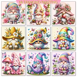 Cute Dwarf Diamond Painting Cartoon Picture AB Round/Square Drill Inlay Embroidery Mosaic Handmade Home Decor Gift