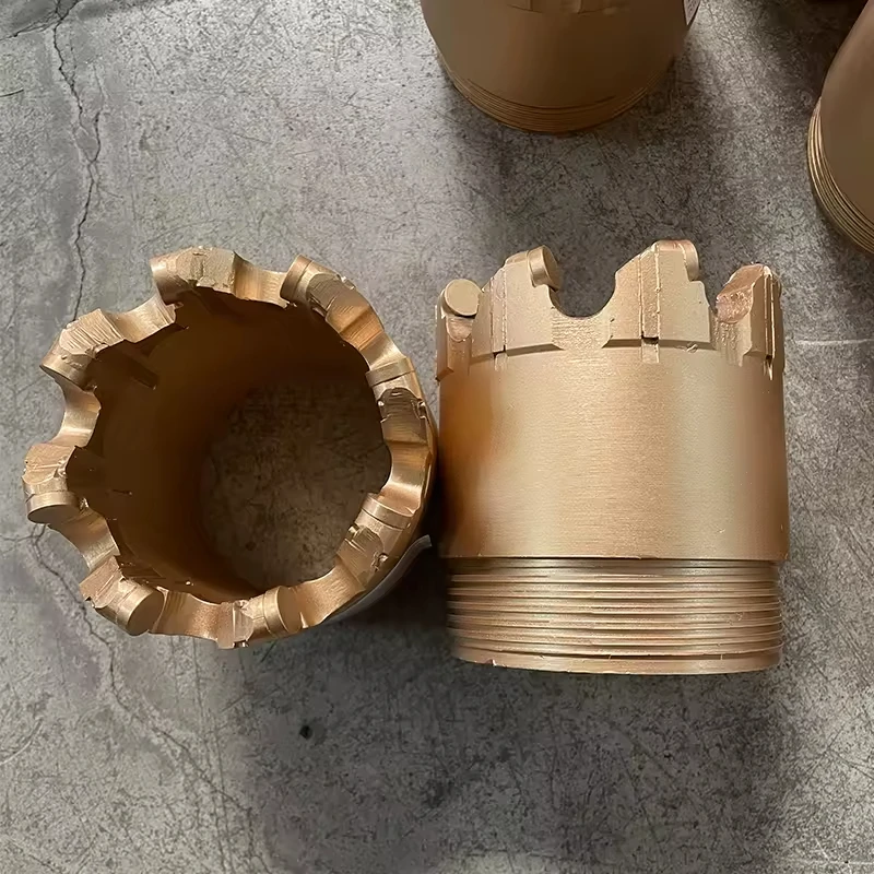 

1PC 75 89 108 127 146 168mm PDC core drill bits for geological exploration and water well reaming drilling forged drilling tools