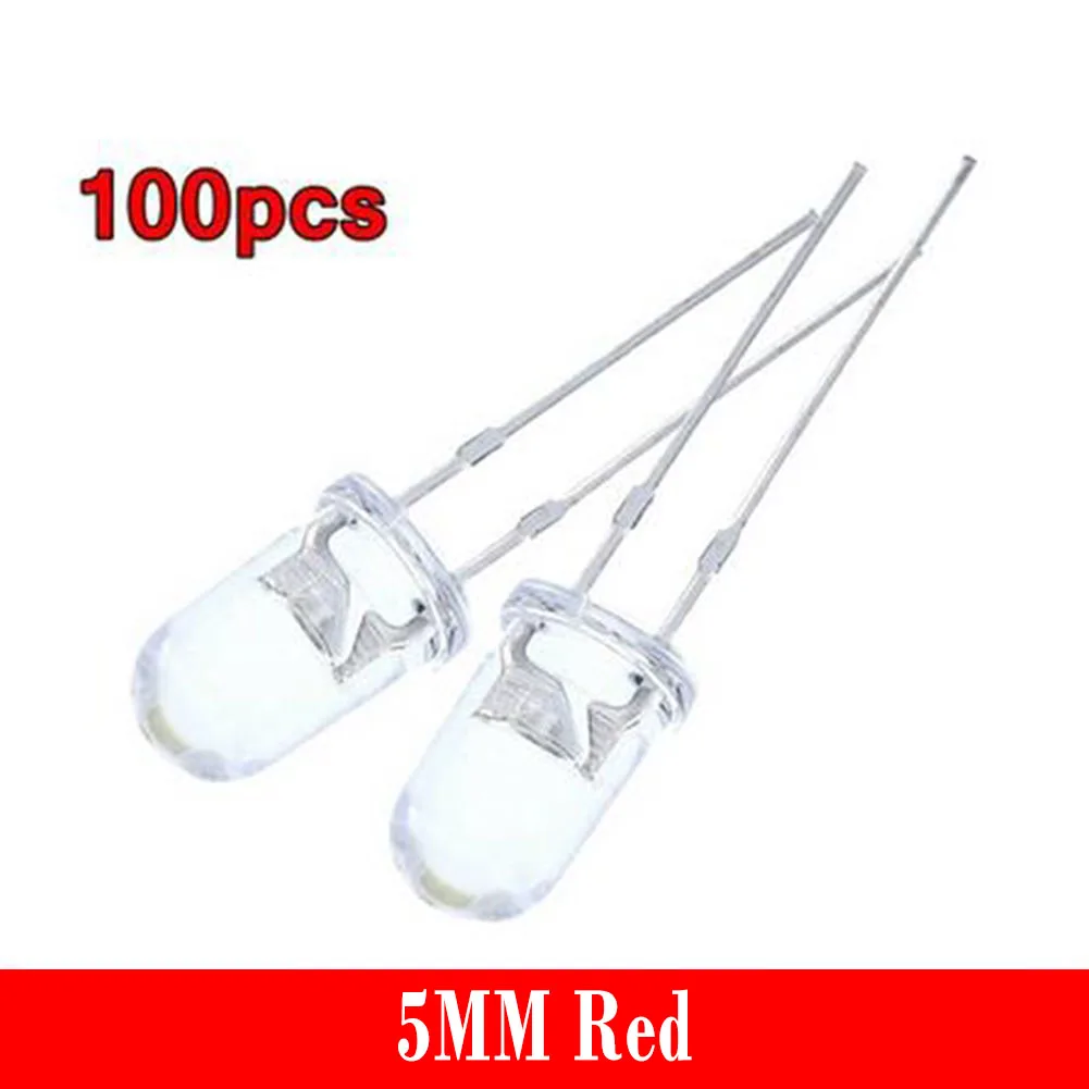 超高輝度透明LED電球,5mm,赤,青,緑,白,黄色,240手作り,2パッチ,家庭用照明が長持ち