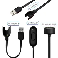 Charger Wire For Xiaomi Mi Band 2 3 4 Charging Cable For Miband 7 Pro 6 5 miband 5 miband 6 band 7 Portable USB charger adapter