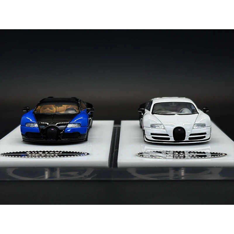 Mortal In Stock 1:64 Veyron Ceramic Pattern Diecast Diorama Car Model Collection Miniature Toy