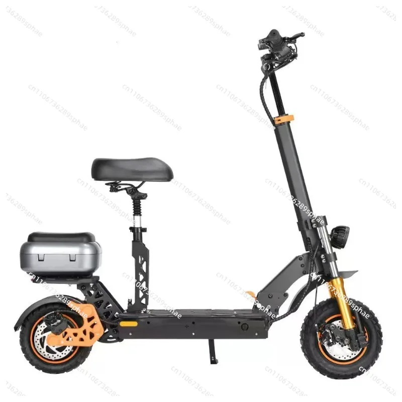 

Portable 800W48V lithium battery folding adult with seat long battery life electric scooter