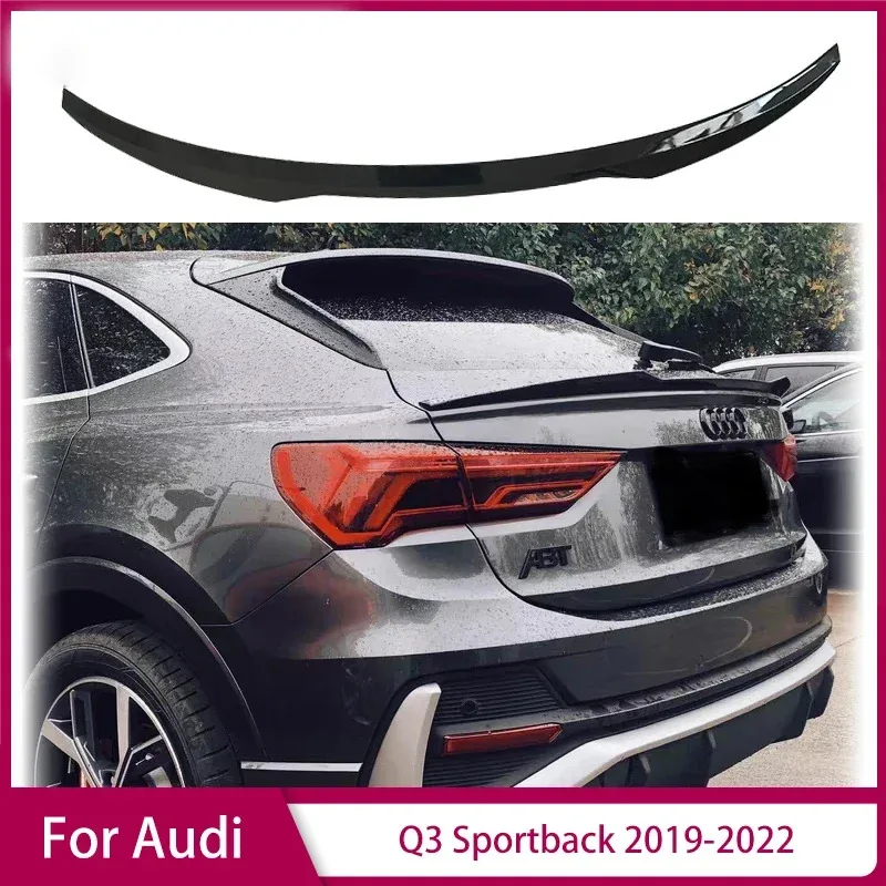 

Для Audi Q3 F3 купе Sportback 2019-2023 лезвие стиль спойлер среднего крыла автомобильные детали украшения