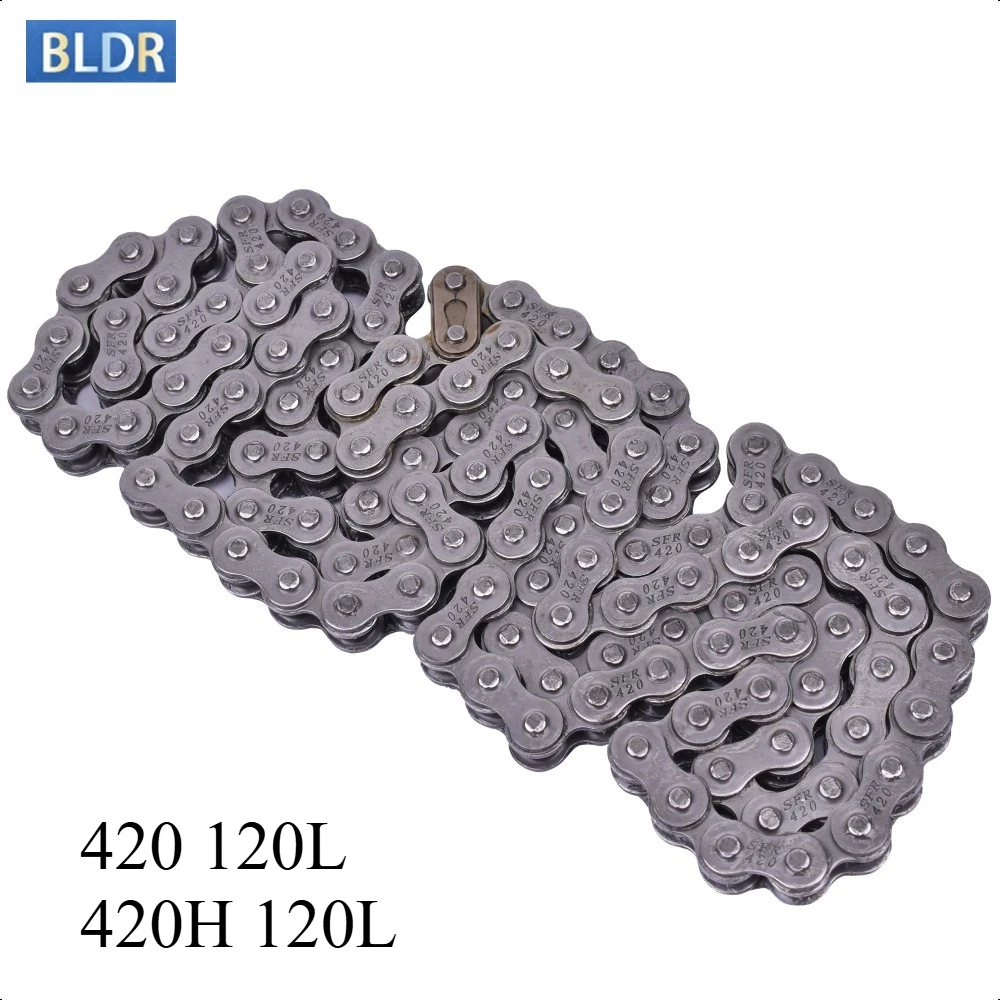 

420 120L 420H 120 Links Motorcycle Drive Chain For Honda C50 C50Z C50C C50E Super Cub C 50 GLX C50L CB50 CB50J CB50V Dream CB 50