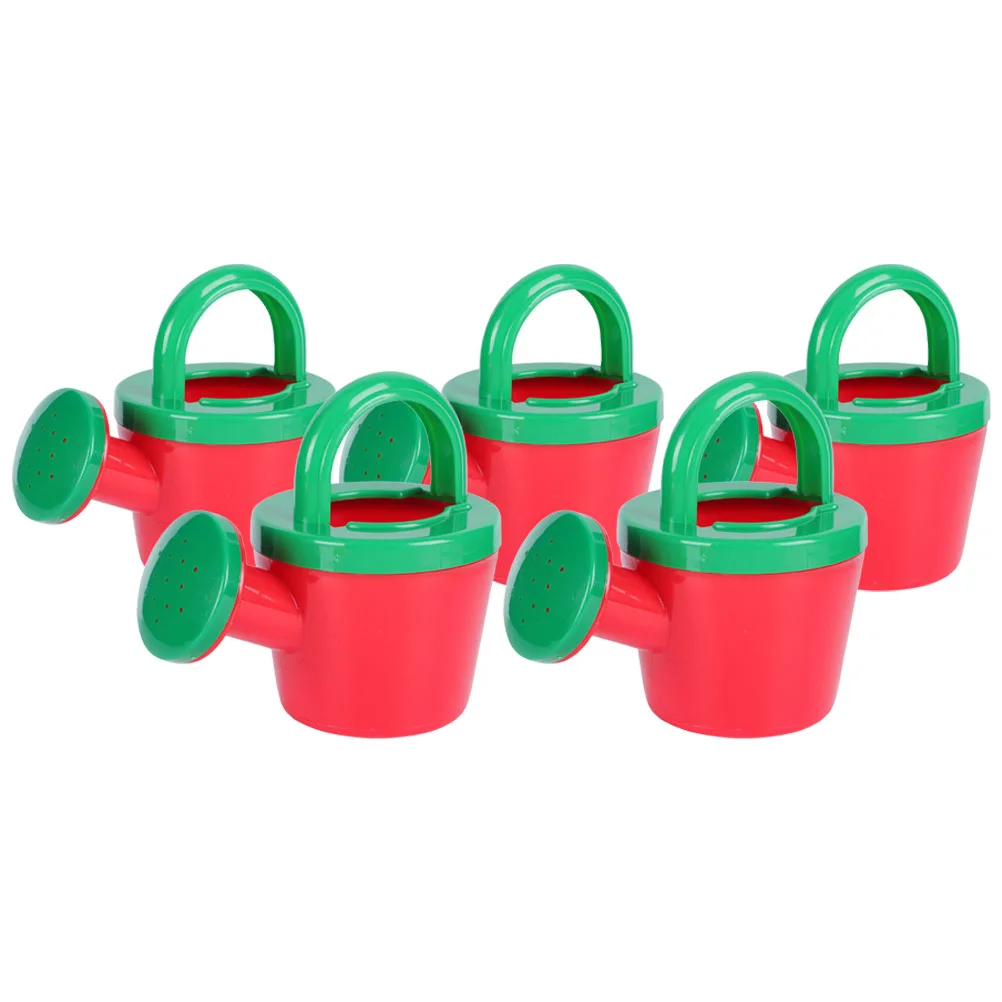 

5 Pcs Watering Can Small Kettle Toys Plastic Cans Boy Flower Summer Kids Bath Garden Mini Pot Child Baby