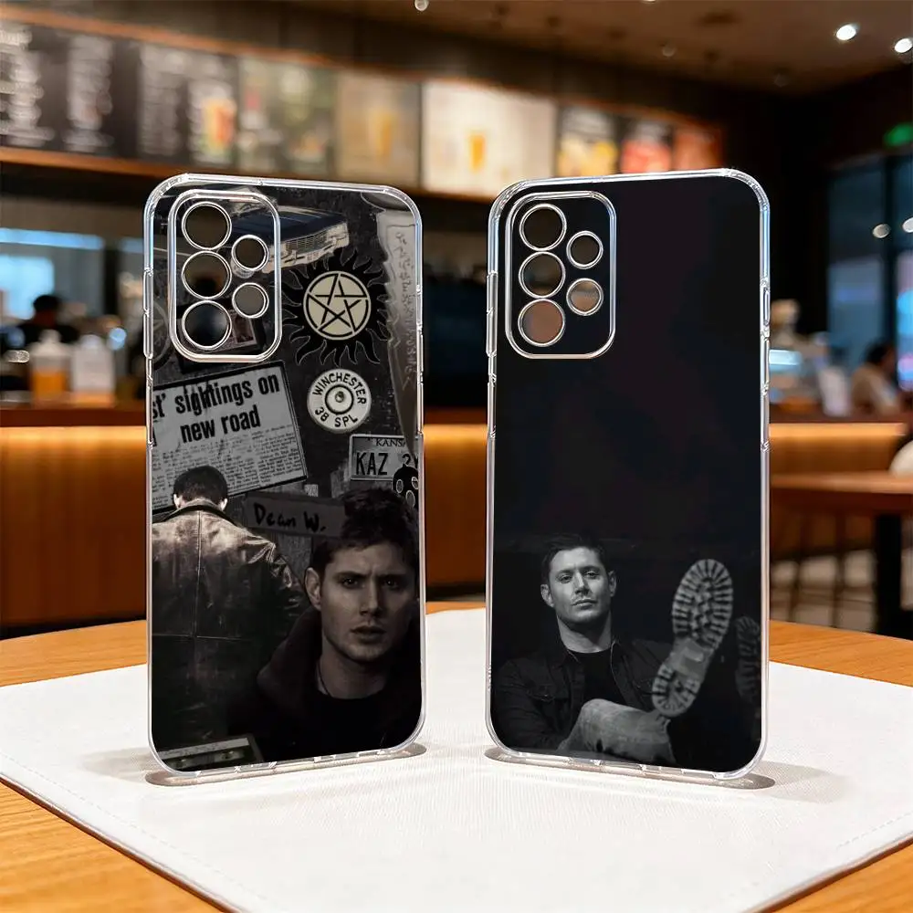 

S-Supernatural Dean Winchester-s Phone Case Transparent Silicone Soft For Samsung S25,S24,S21,S22,S23,S30,Ultra,S20,Plus,Fe