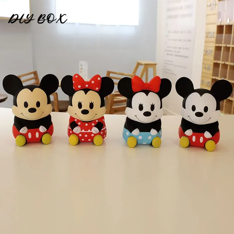 Disney Mickey Minnie Mouse Stress Relieving Toys Cartoon Cute Doll Creative Decoration Kids Brithday Christmas Gifts