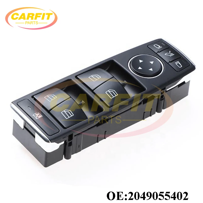 New OEM 2049055402 A2049055402 Front Left Power Window Master Control Switch For Mercedes Benz W204 W212 C E GLK Class Car Parts