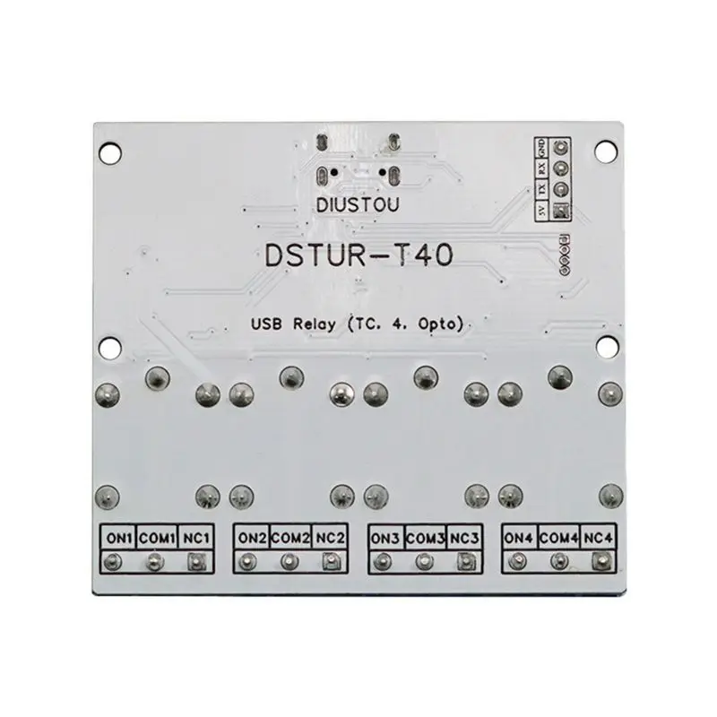 AT02-Relay Module USB To CH340 Serial Control Relay Module Optocoupler Protection TYPE-C Interface Module