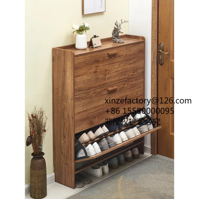 

Factory Direct 2026 Top RatedUltra-thin shoe cabinet e****mical household door multi-functional assembly simple modern door tipp