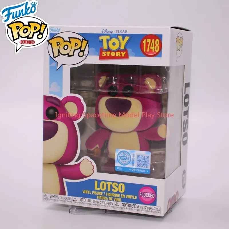Funko Pop Lotso #1748 Flocked Toy Story Disney Pixar Vinyl Figure Flocked Collectible Model Gift For Cartoon Fans Decor - view 2