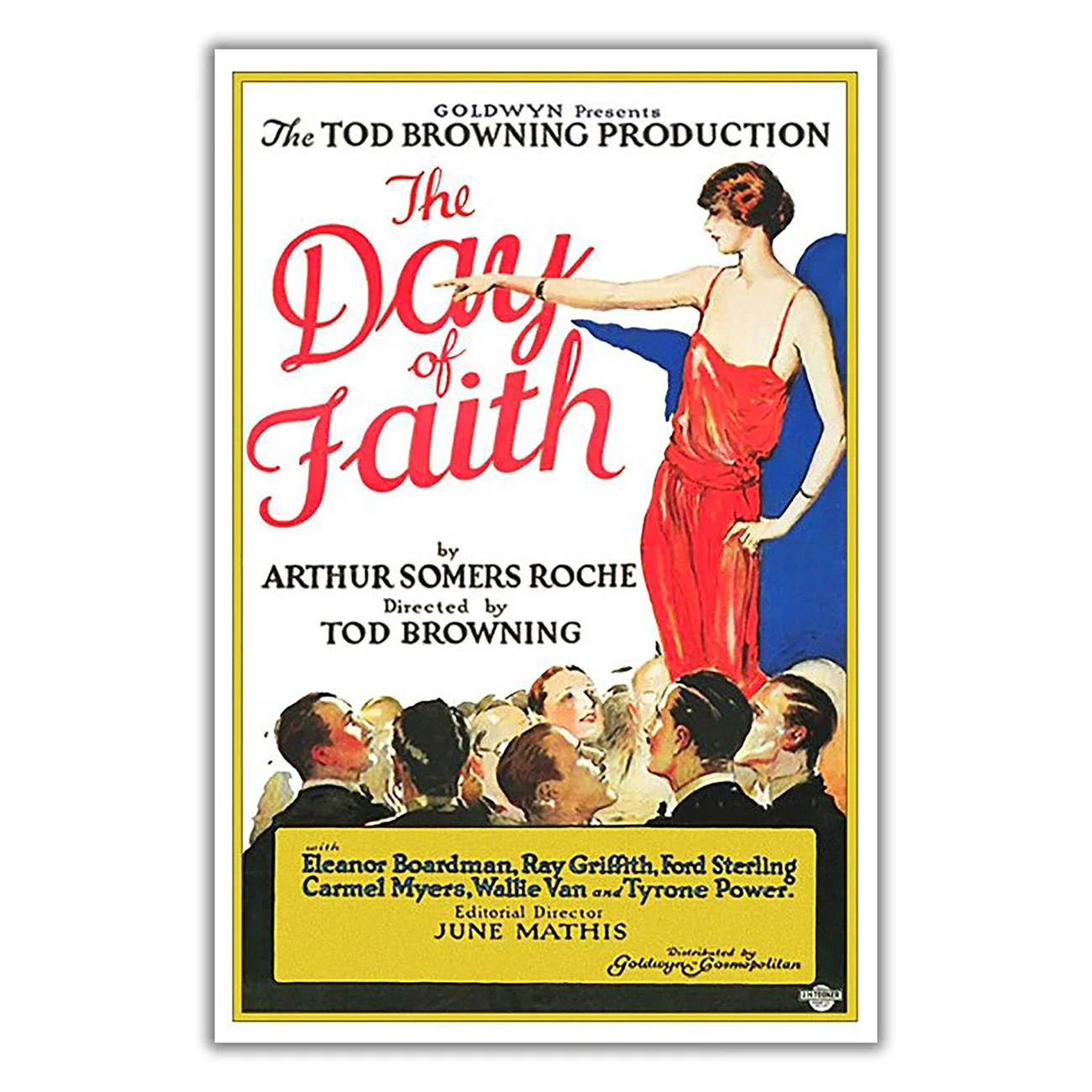 WM3321 The Day of Faith Classic Movie HD Silk Fabric Poster Art Decor Indoor Painting Gift