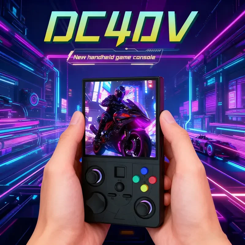 

Портативная игровая консоль DC40V с открытой операционной системой, 4-дюймовым HD-экраном и поддержкой Wi-Fi, обеспечивает увлекательные игровые впечатления.