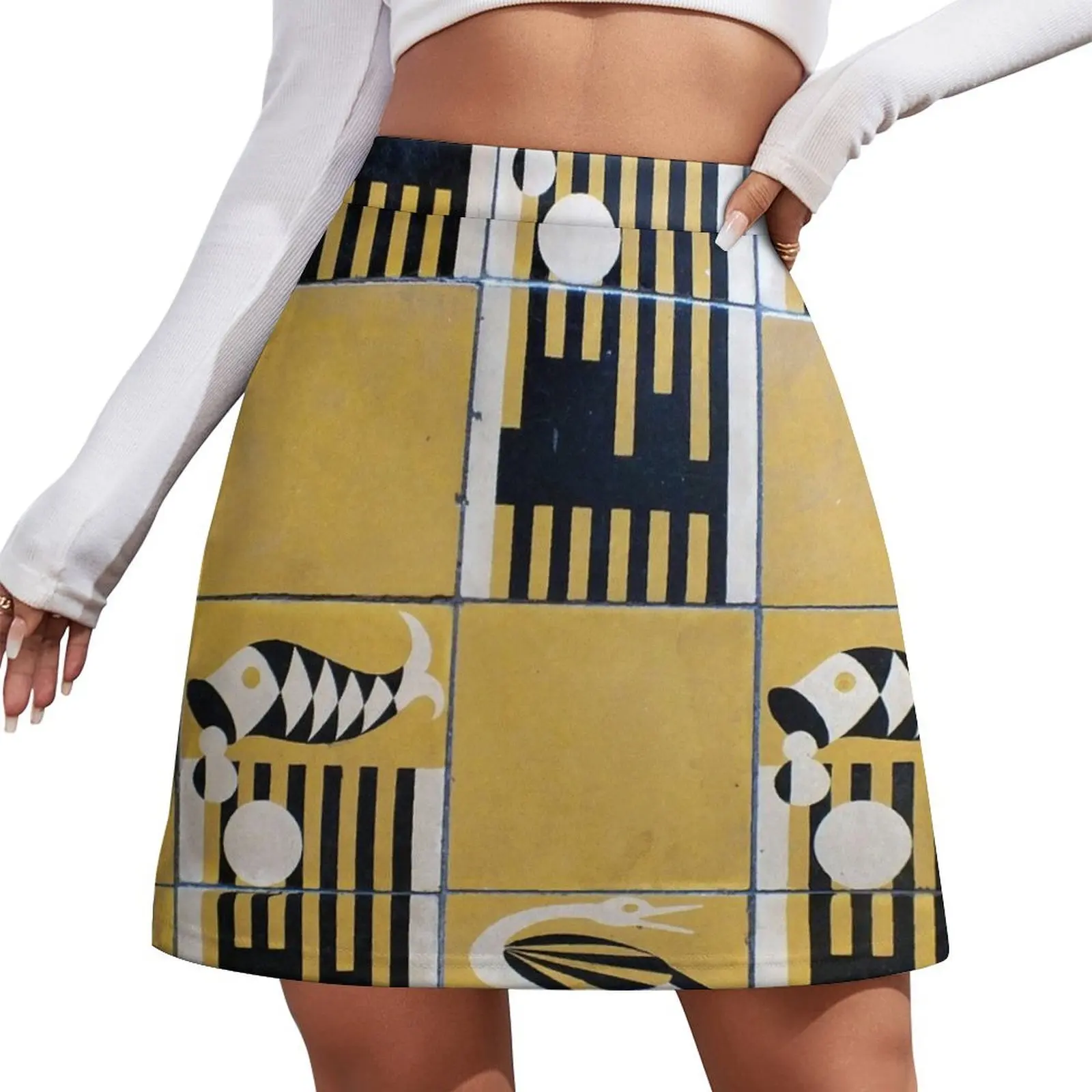 

Hemingway House Bathroom, Key West Mini Skirt kawaii clothes Women's clothing sexy short mini skirts Mini Skirt