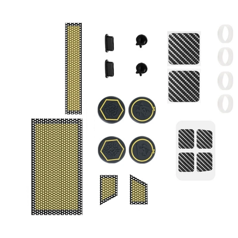 22 قطعة ملصقات حامية لوحدات التحكم زر لوحة التتبع ملصق شبكة غبار