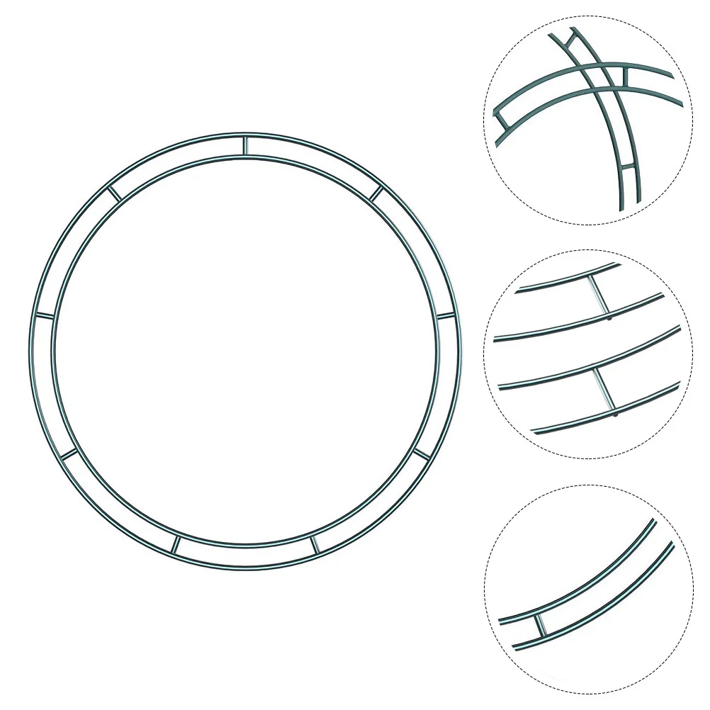 

1Pcs Round Metal Wreath Frame Heavy Duty DIY Base for Christmas Garland Decor Iron Wreath Hoop Holiday Craft Decoration