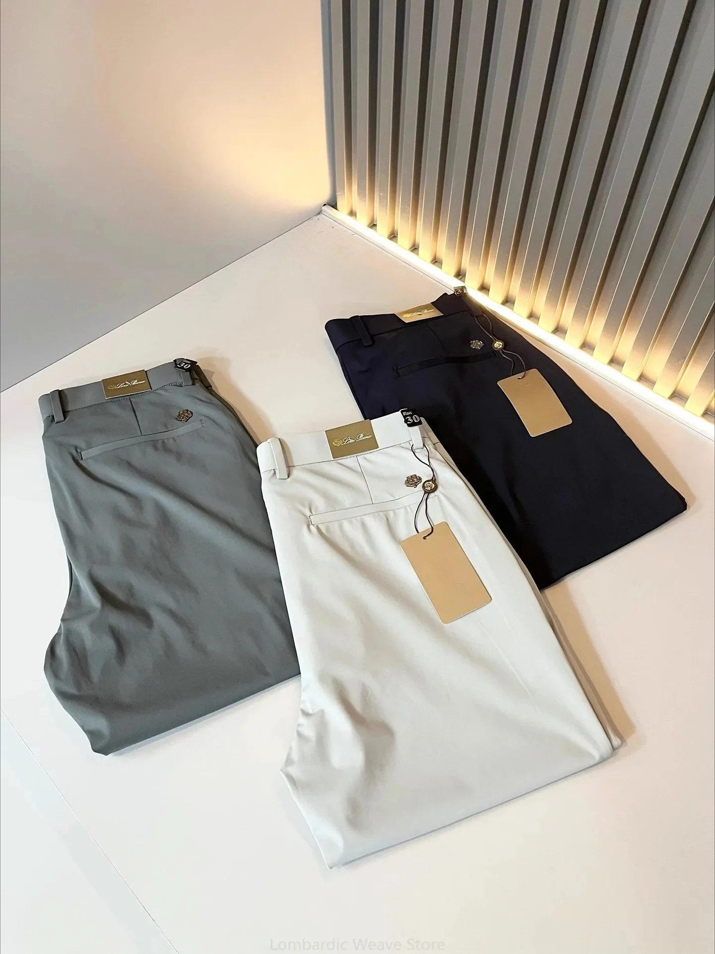 

LP итальянские маленькие прямые повседневные брюки для бизнеса