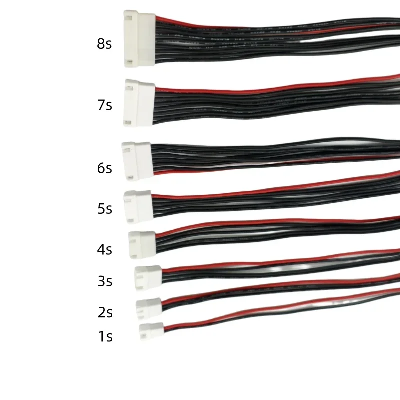 

5 шт. удлинительный кабель Lipo Balance 20 см 22AWG RC Lipo аккумулятор зарядное устройство шнур 1S-8S зарядный кабель для хоббистов
