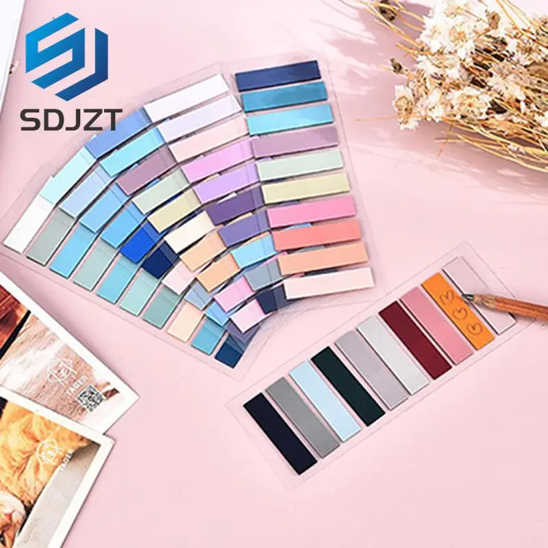 200 Sheets  Page Markers  Tabs Bookmark Transparent Sticky Classify Files For Books Waterproof Notes Strip Students Flags