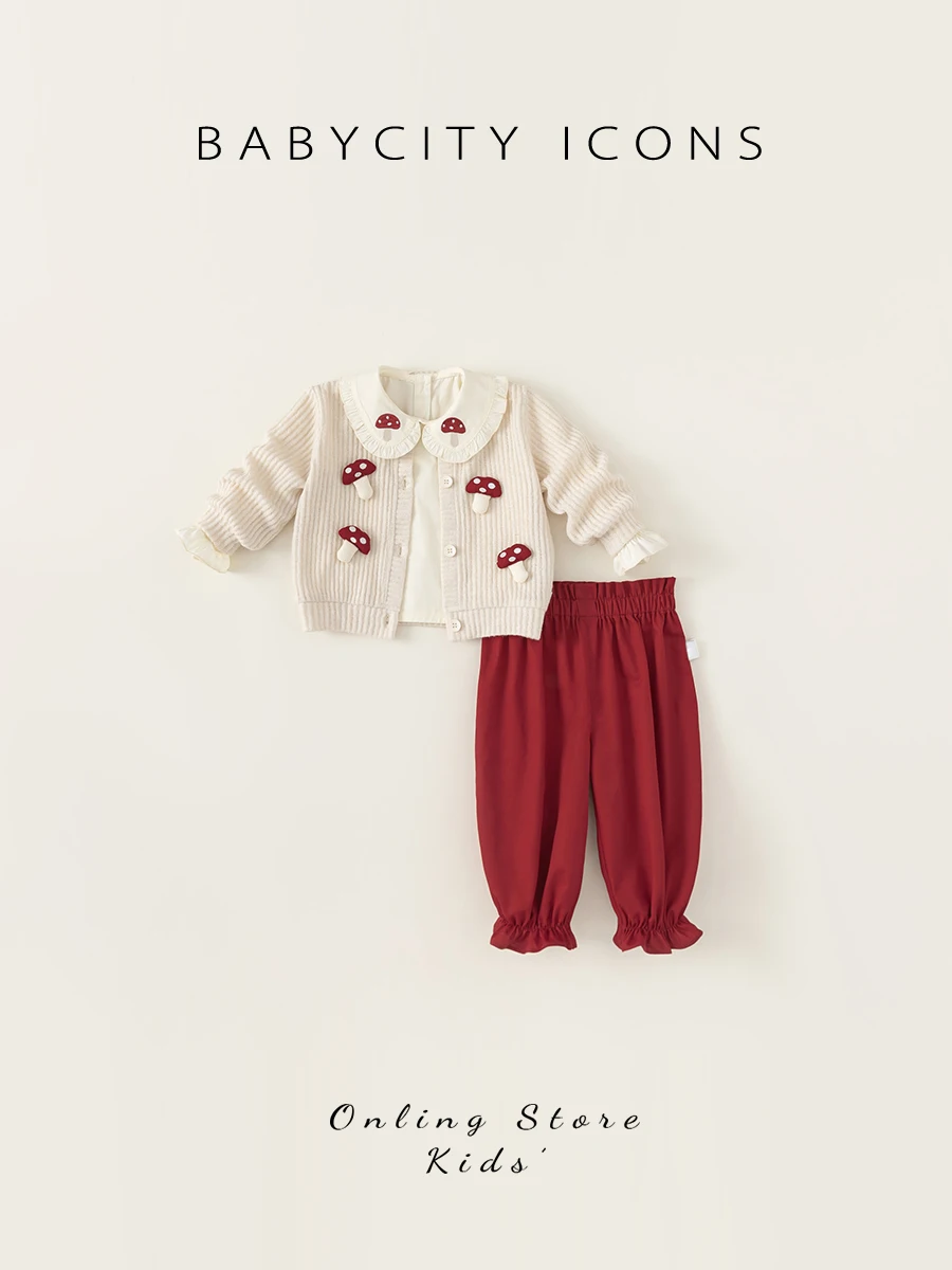 baby-girl's-early-autumn-casual-sweet-two-piece-set-cotton-100-adorable-spring-clothing-for-little-girls-baby-town-brand