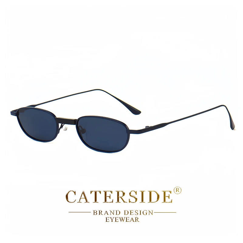 CATERSIDE Retro Polarisierte Sonnenbrille für Herren Kleiner Rahmen TAC-Gläser Punk-Sonnenbrille für Damen Angeln Outdoor Party Brille Sommer – Detail 14