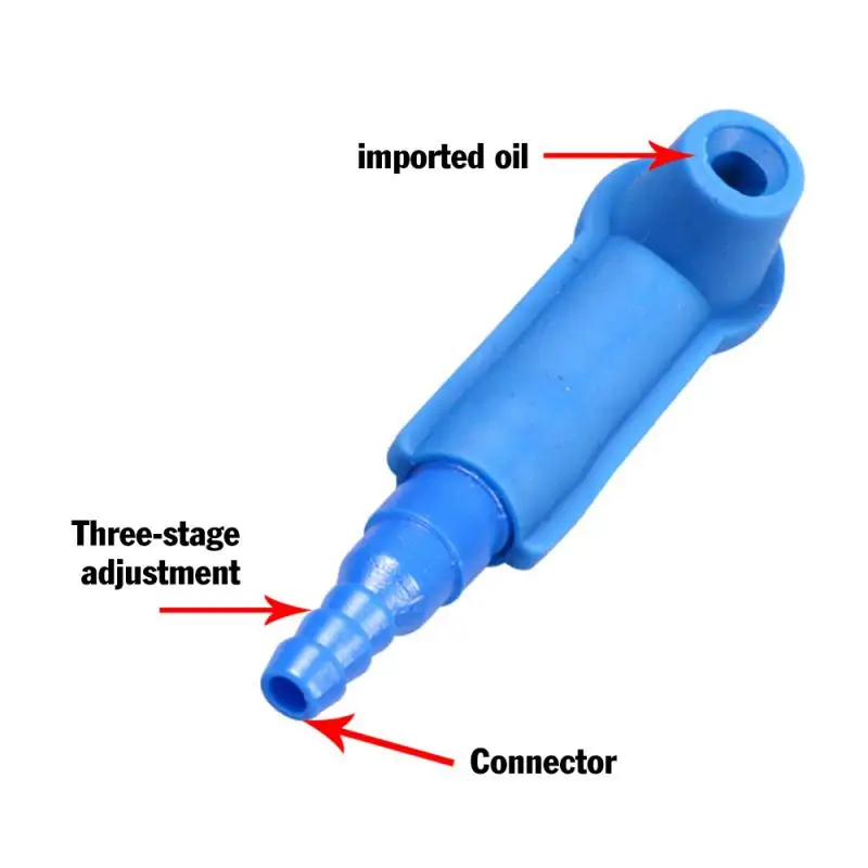 Tubo de Sucção de Óleo para Freio Automático, Conector Fluido, Drenagem de Óleo, Ferramenta Troca Rápida, Equipamento de Enchimento Azul, 5PCs