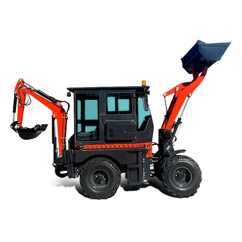 Four-wheel drive forklift Multifunctional loader Forklift Four-wheel drive Agricultural Engineering