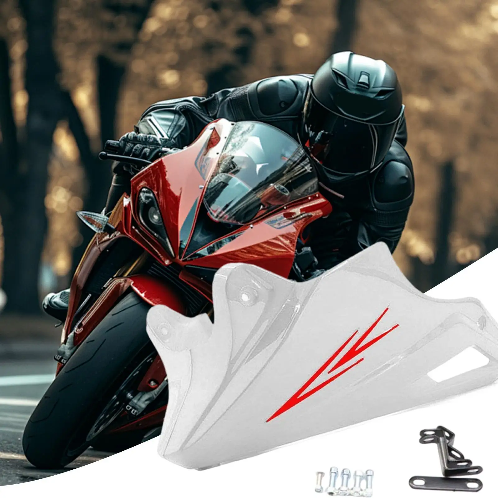 

Motorcycle Leg Fairings Engine Guard Under Cowl Fairing Cover For Aesthetic Weather Protection Daily Commuting Racing Events
