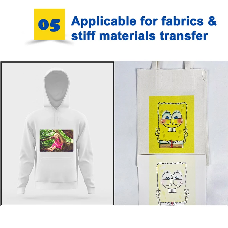 A4 Printing Papers on Clothes New Printable Textile Vinyl Inkjet Thermal Transfer Paper for T-shirt Sublimation Paper Transfer