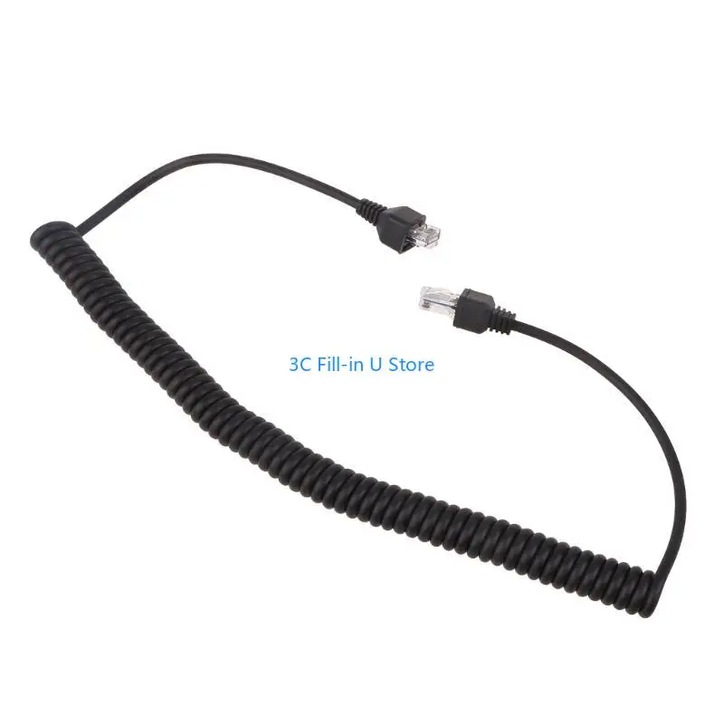 G8TA RJ45 سلك مكبر صوت كابل MIC لـ YAESU FT450 FT817 FT85 Walkietalkie Handheld MIC