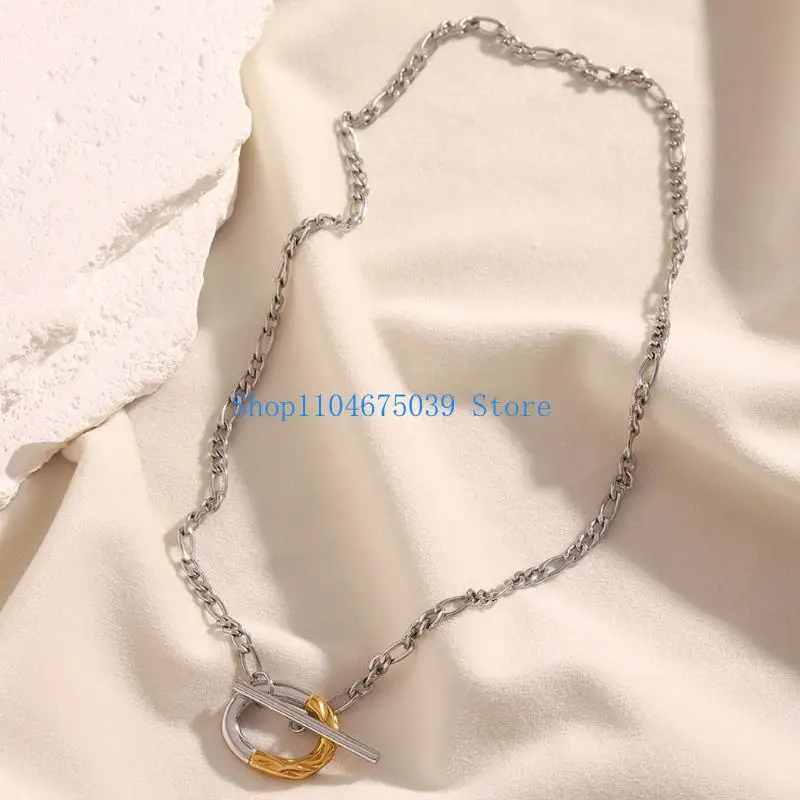 5ASD أنيقة نغمة قلادة مقاومة للماء مع مشبك OT آمن مثالي للحفلات #3