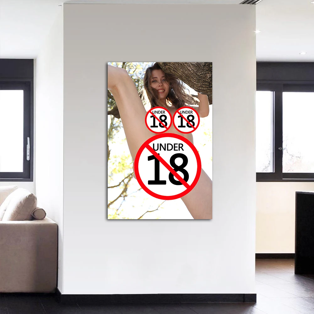 Naked Girl Picture Decorative Canvas Painting Sexy Young Beauty Posters and Prints Wall Art for Home Decor