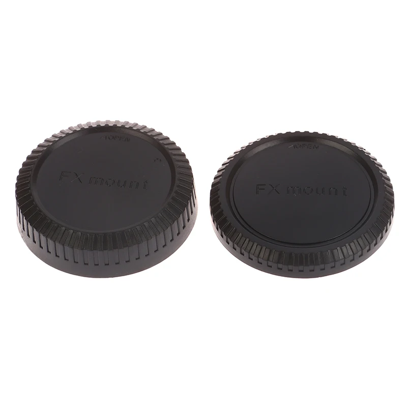 Untuk Fujifilm X mount lensa topi belakang/tubuh kamera tutup plastik tutup lensa hitam Set penutup untuk XT2 XT3 Xt4 XE3 XE4 XS10 XH1 XH2 Xpro3