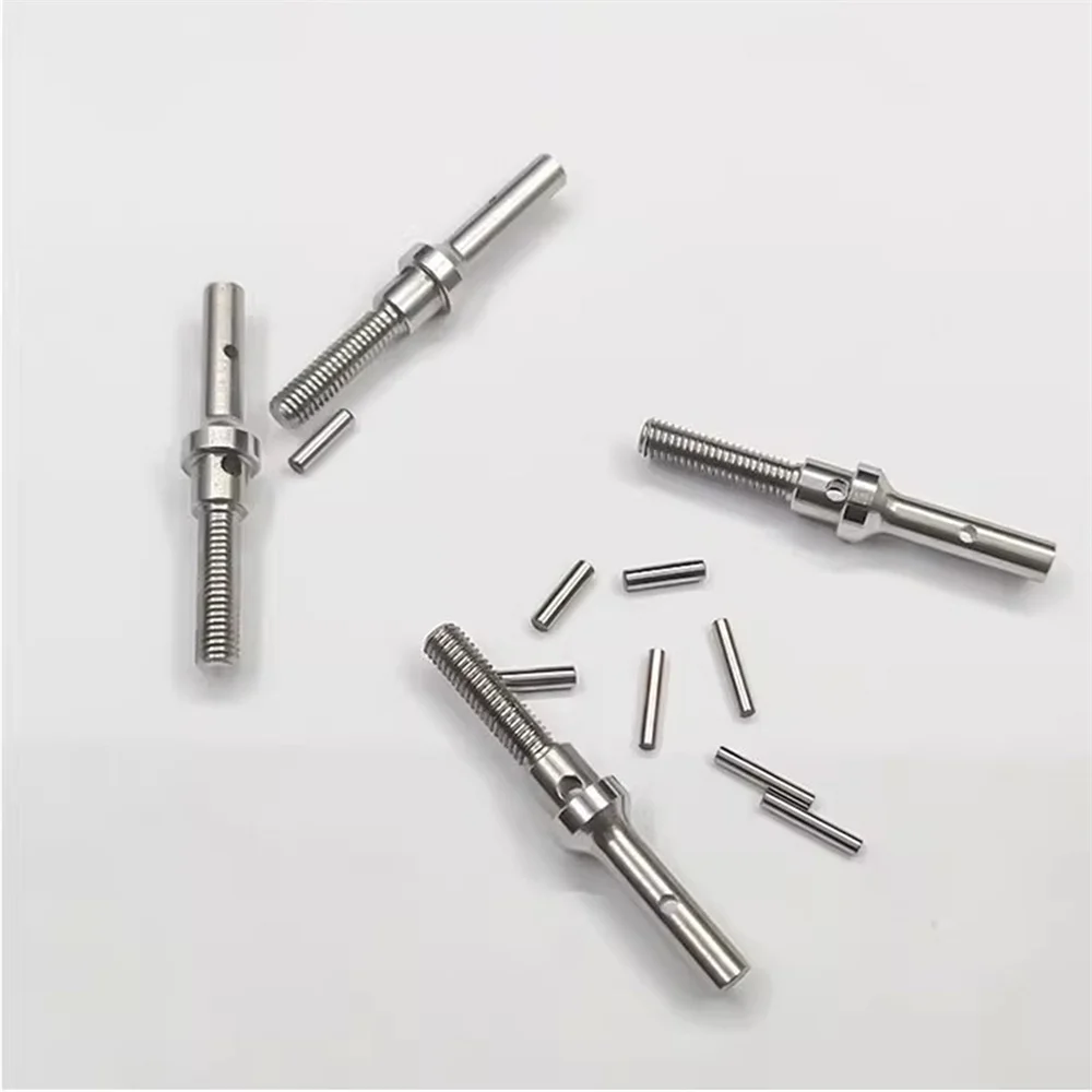 For FMS 1/24 Model RC Car Metal Extended Shaft Set Toy Upgrade Accessories Parts