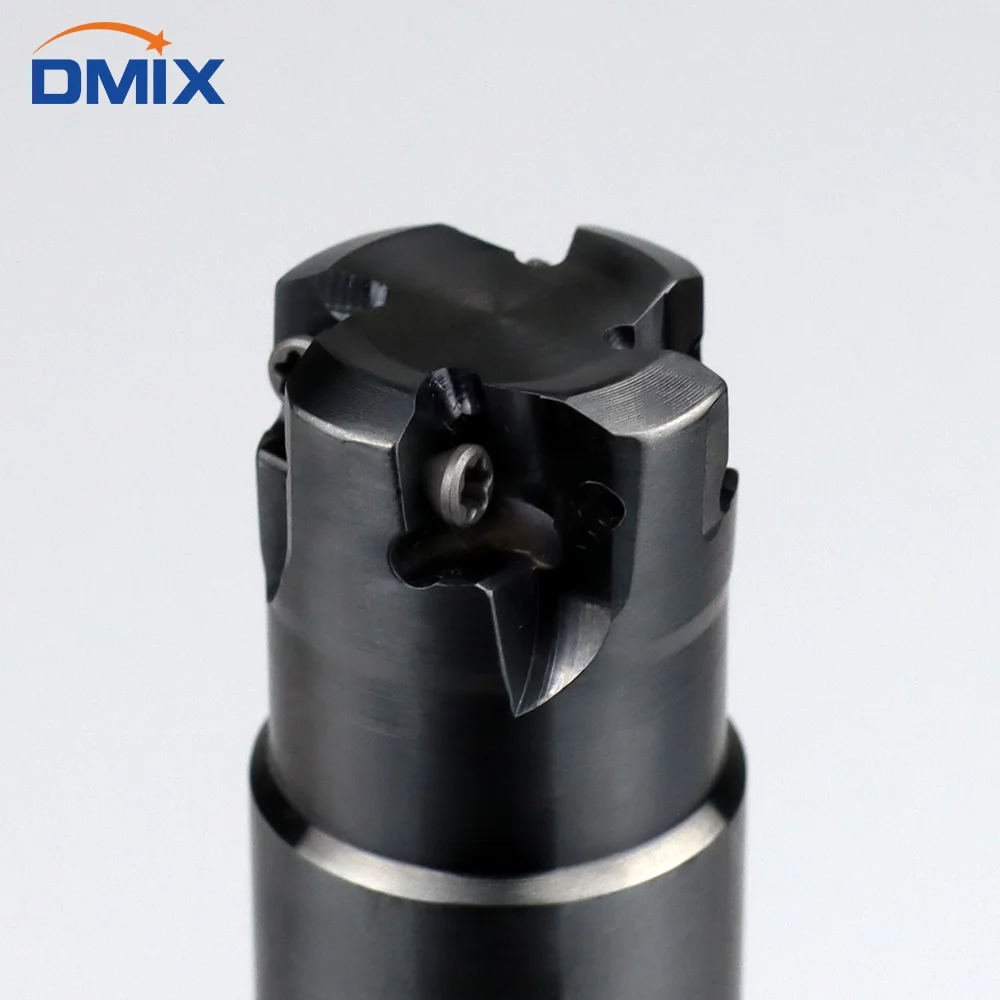 DMIX EXN02R Milling Cutter Bar LNMU0202 Fast Feed Double-sided Insert Tool milling Holder LNMU0202ZER Milling Insert