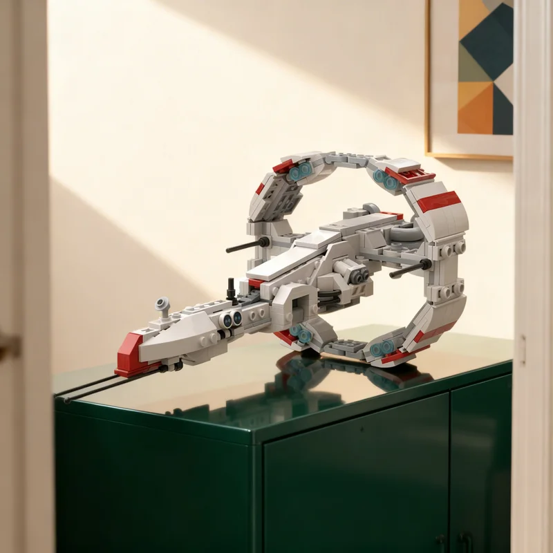 

615 деталей MOC EVE Online: Модель космического корабля Stratios — Конструктор для творчества, подарок, декор, сборка. Премиум-класс для взрослых и детей.