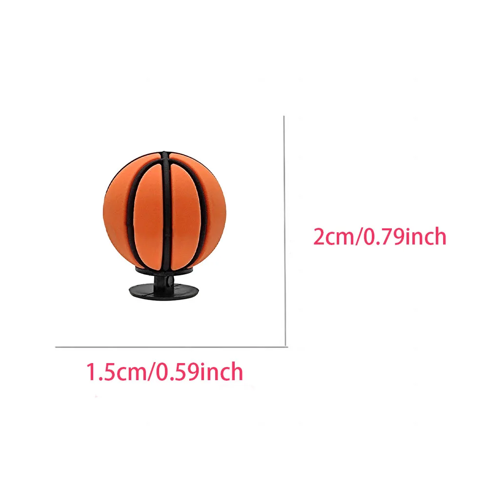 1-14pcs 3D Football Basketball Rugby Series PVC Shoe Charms Accessories DIY Detachable Sandal Wristbands Party Decorations view 2