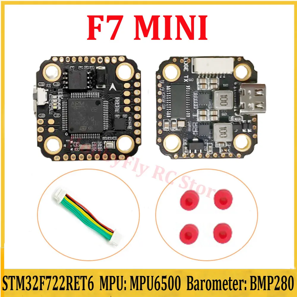 New F7 MINI Flight Controller MPU6500 16MB Black Box Betaflight F7MINI Flight Control 3-6S Lipo 20X20mm For RC FPV Drone