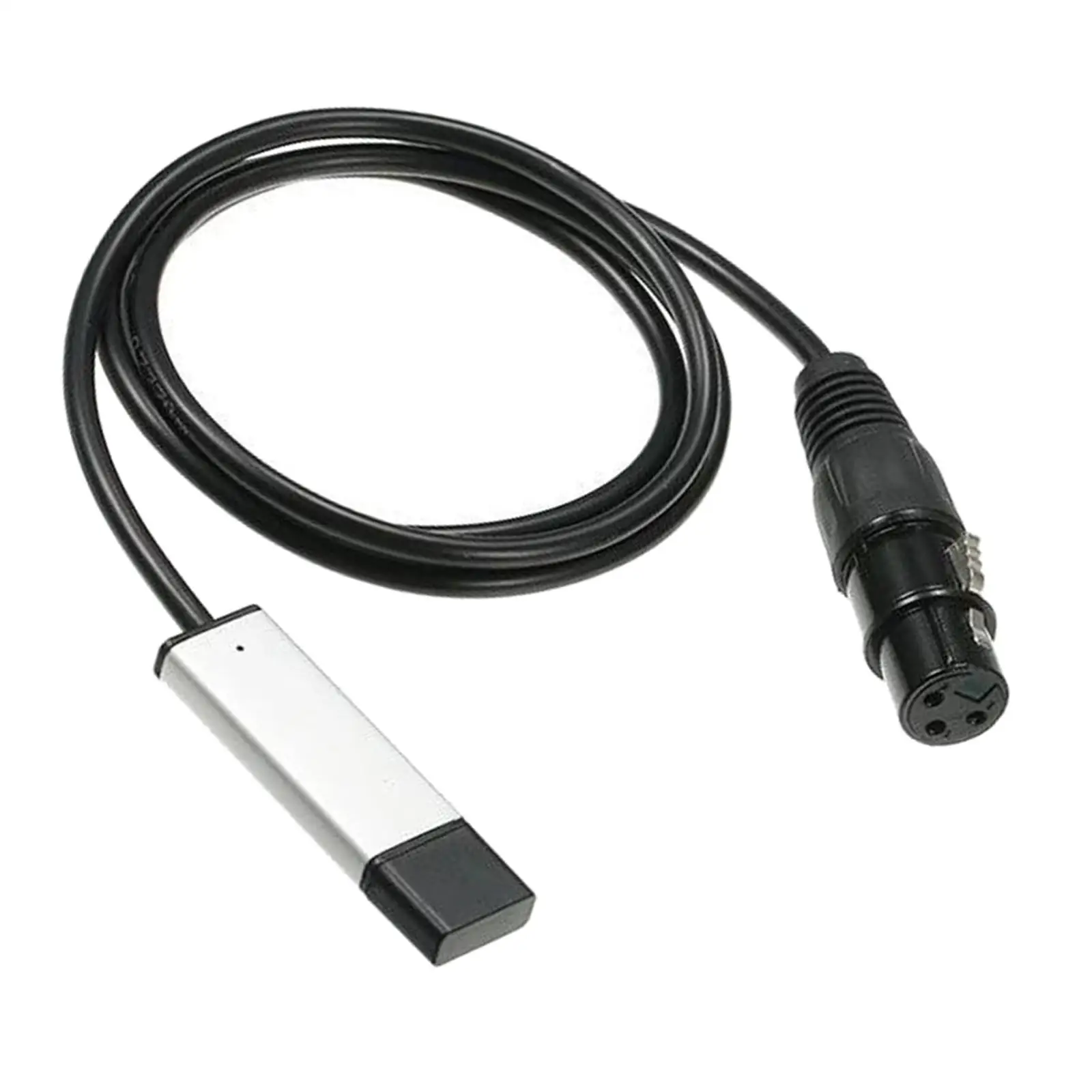 USB to DMX Control Interface Adapter Cable for Stage Lighting DMX512 Cable High Performance Portable