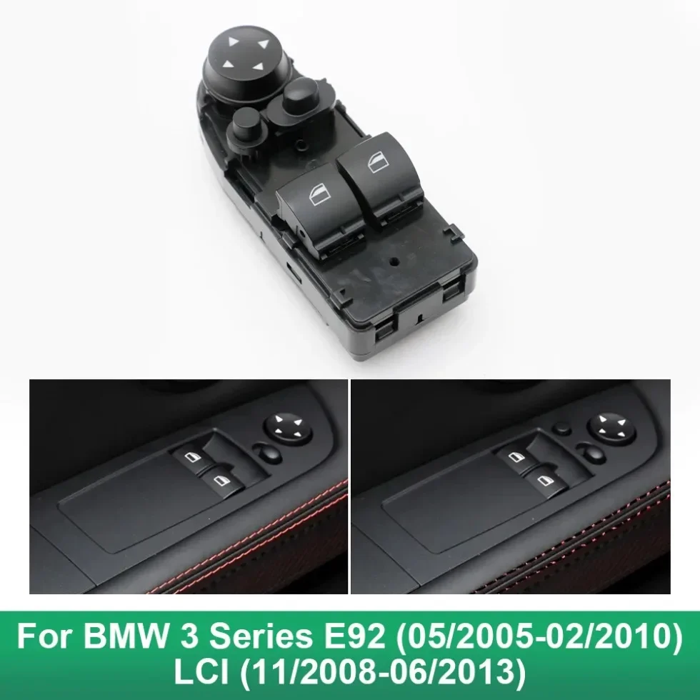 

Car Accessories Window Lifter Control Switch Left Driver Side For BMW 3 Series E92 (05/2005-02/2010) LCI (11/2008-06/2013)