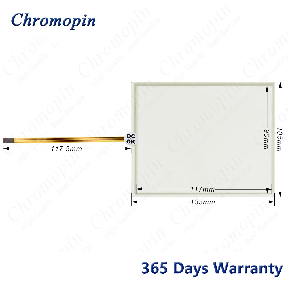 PN 80F4-4110-58095 Touch Screen Panel Glass Digitizer for P/N: 80F4-4110-58095 Touchscreen