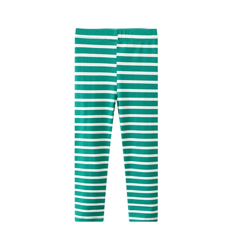 Jumping Meters-Leggings crayon rayé pour bébé fille, pantalon skinny, pantalon long fjFull, pantalon de connaissance chaud pour enfants, 2-7T