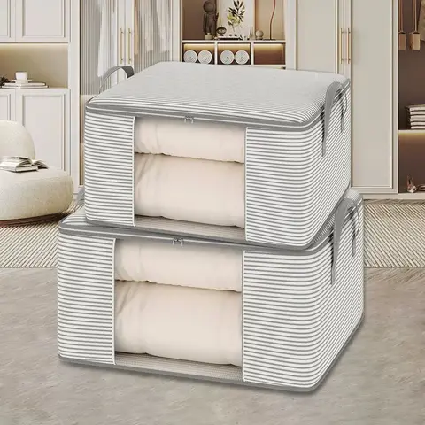 Household Large Foldable Storage Bag,Clothing,Quilt,and Miscellaneous Items Storage Bag,Space-saving,High Load-bearing Capacity
