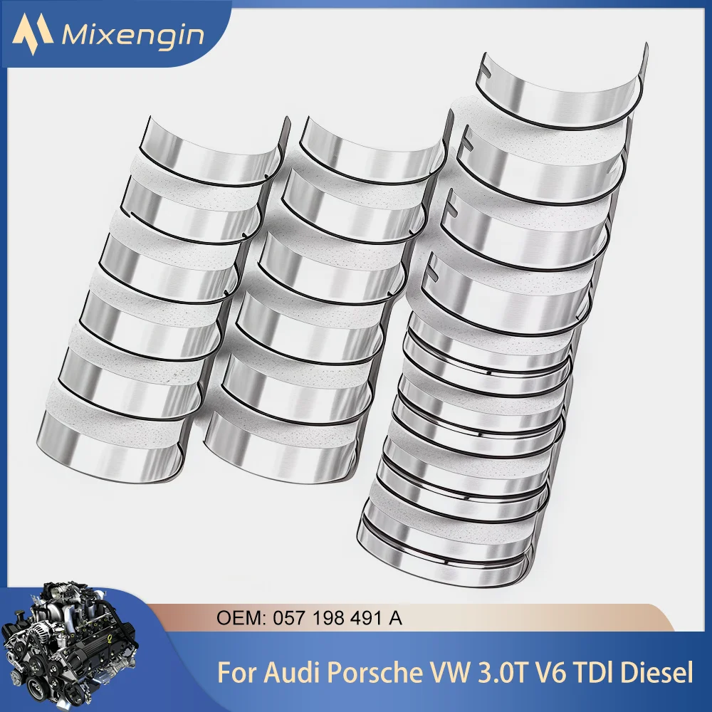 

Комплект основных и тяговых подшипников двигателя для Audi A4 A5 A6 A7 A8 Q5 Q7 Porsche Volkswagen 3.0T 3.0 L T V6 Diesel 059105701 ББ 057198491 A