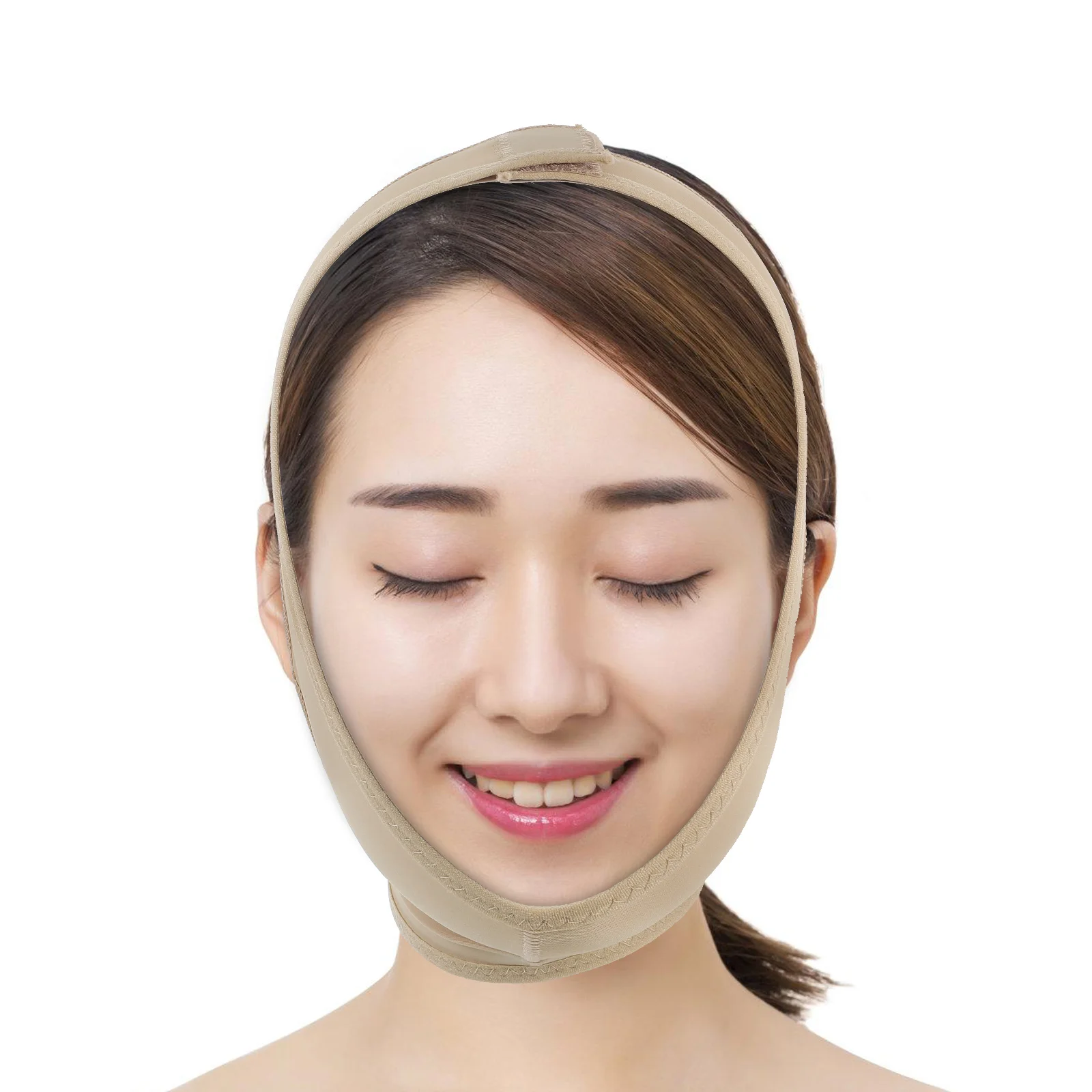 Face Slimming Mask Facial Skin Compact V-line Face Shaper Cheek Lift Tape Belt Anti Wrinkle Sagging - Size S